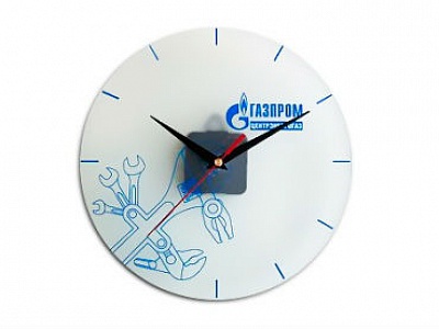 Настенные часы с логотипом компании, выполненные по индивидуальному дизайну в вашем корпоративном стиле.-1